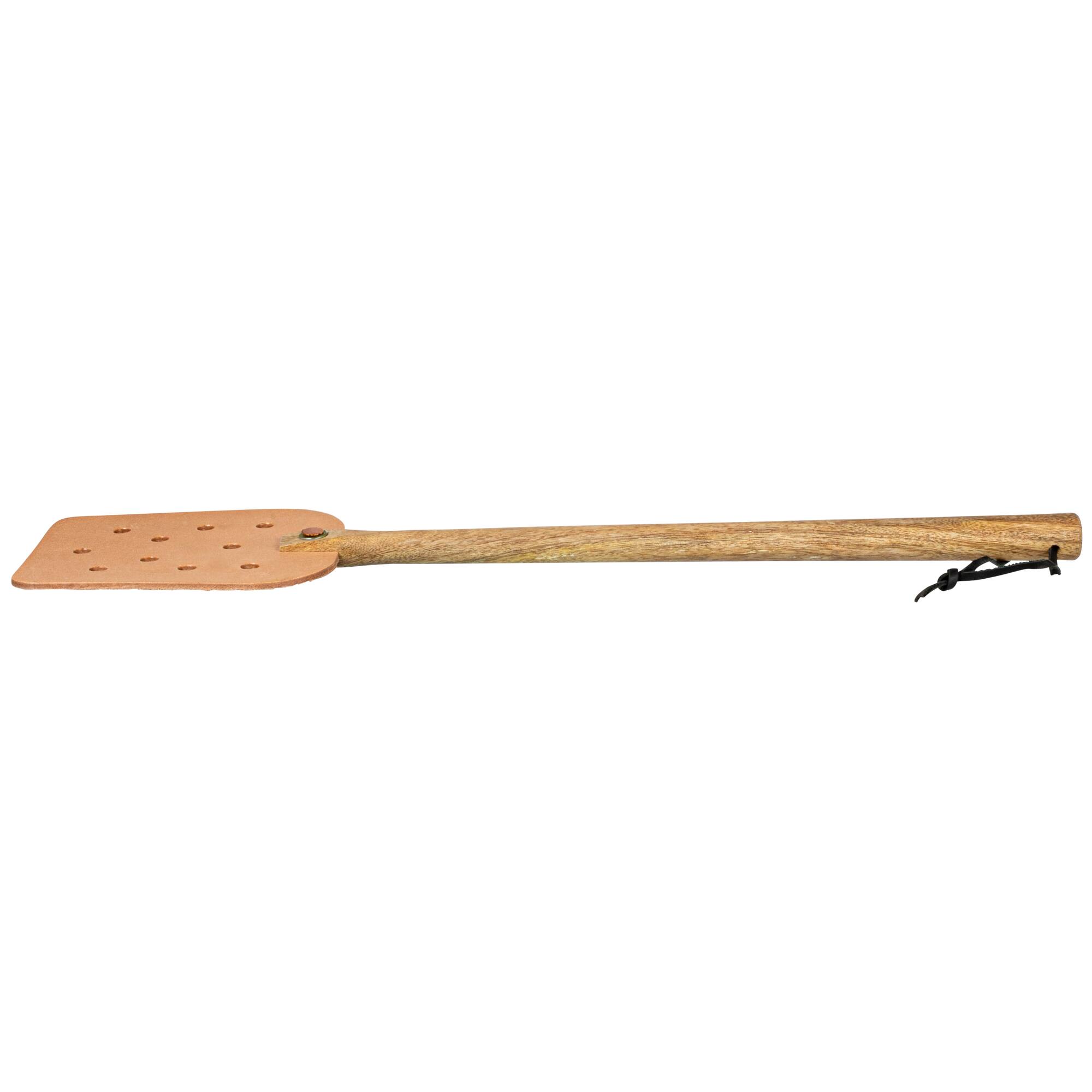 Hello Honey® Natural Modern Buffalo Leather Fly Swatter